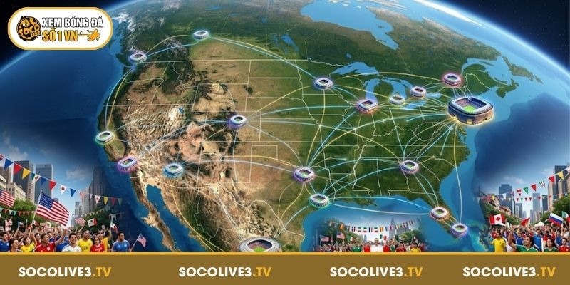 World Cup 2026 - Bước Ngoặt Mới Của Làng bóng Đá Toàn Cầu 3 16 thành phố Bắc Mỹ góp mặt trong ngày hội bóng đá thế giới