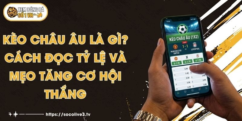 Kèo Châu Âu Là Gì? Cách Đọc Tỷ Lệ Và Mẹo Tăng Cơ Hội Thắng 1 Kèo Châu Âu Là Gì? Cách Đọc Tỷ Lệ Và Mẹo Tăng Cơ Hội Thắng