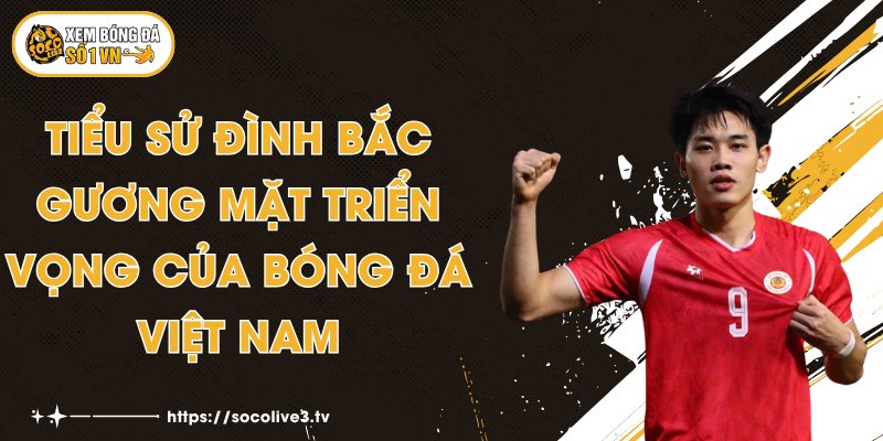 Tiểu Sử Đình Bắc - Gương Mặt Triển Vọng Của Bóng Đá Việt Nam 1 Tiểu Sử Đình Bắc - Gương Mặt Triển Vọng Của Bóng Đá Việt Nam